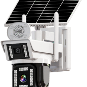 Dual-lens gun-shaped ball camera